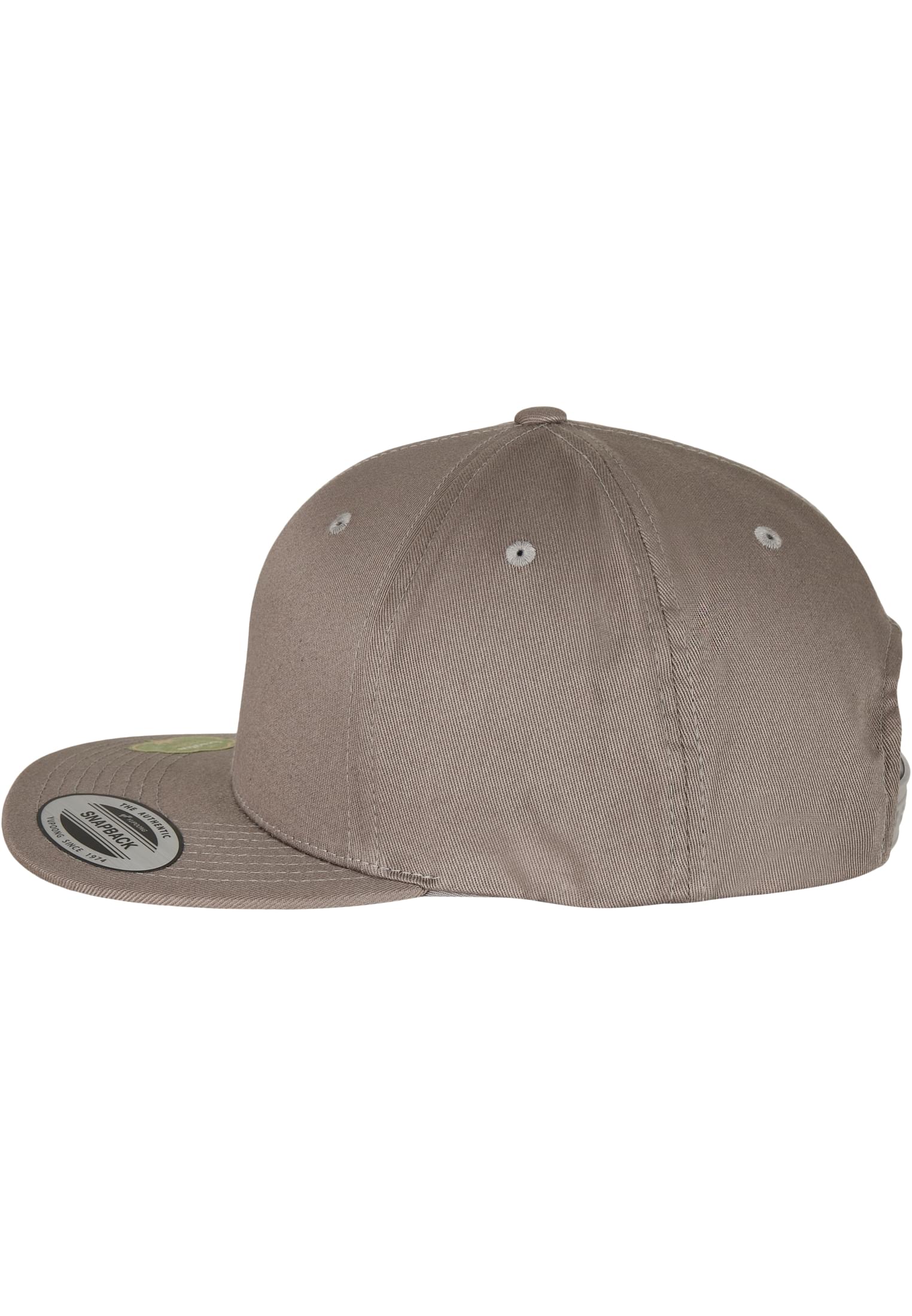Casquette Snapback 6089OC gris taupe - vue de dessous