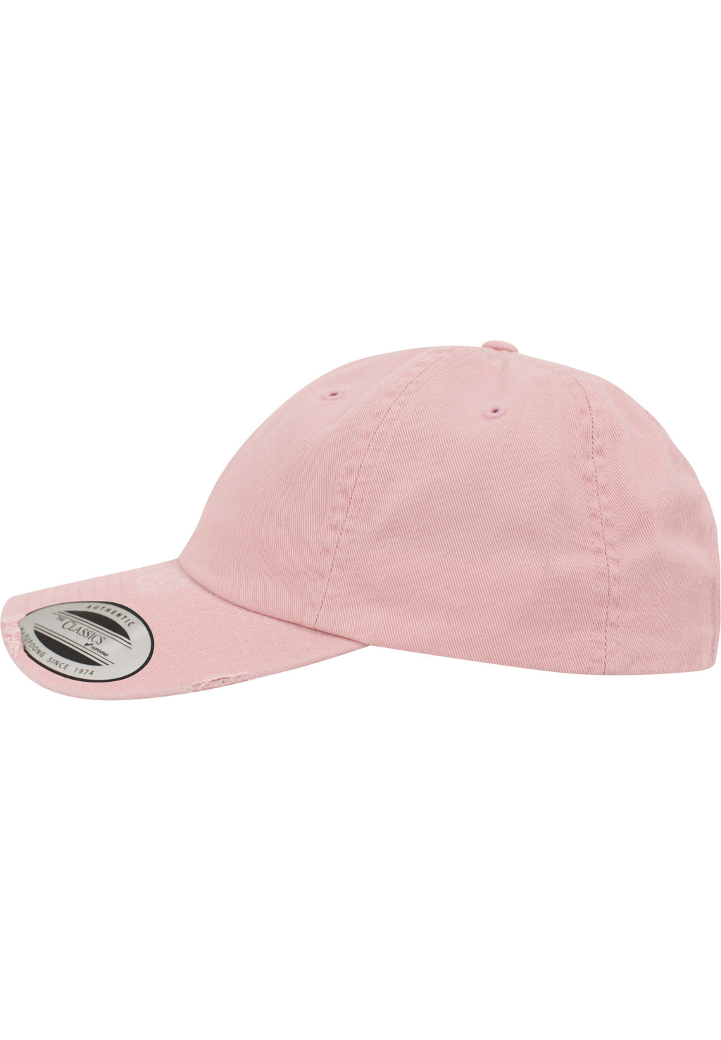 Casquette vintage 6245DC rose poudré - détail visière