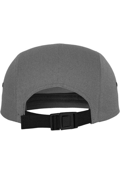 Casquette 5 panneaux 7005 grise - vue de face