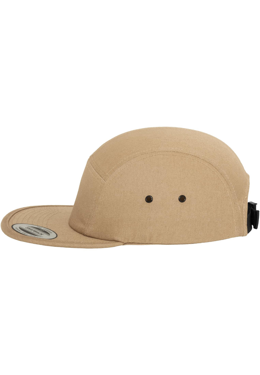 Casquette 5 panneaux 7005 beige - vue de dessous