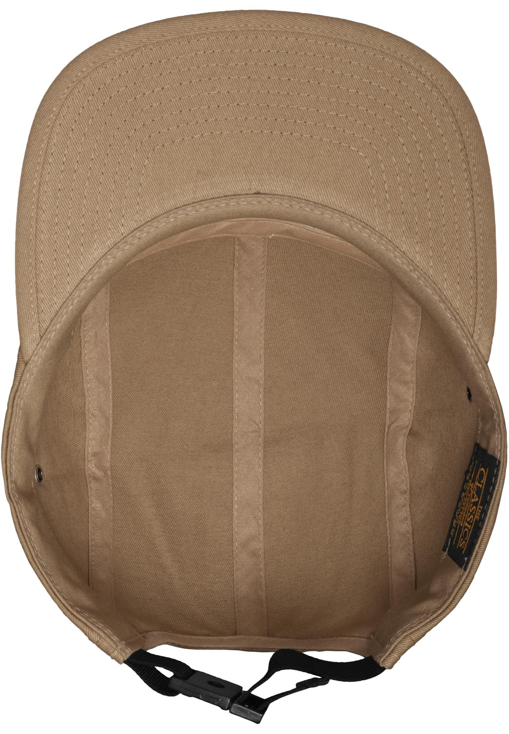 Casquette 5 panneaux 7005 beige - vue de profil opposé