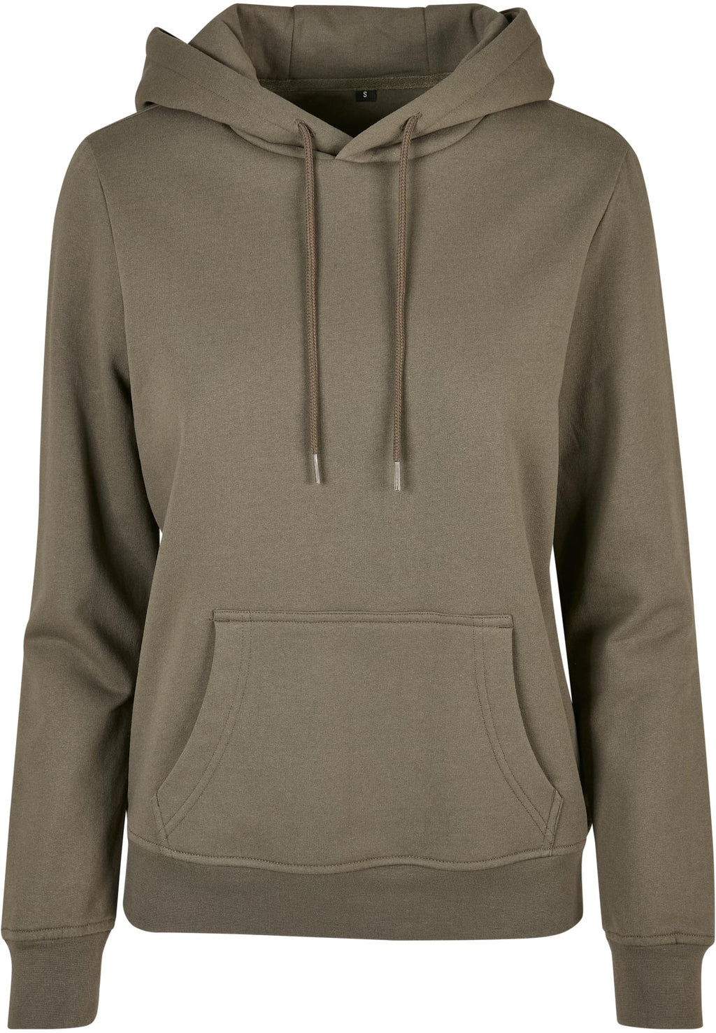 Sweat à capuche femme MF007 olive - vue de face