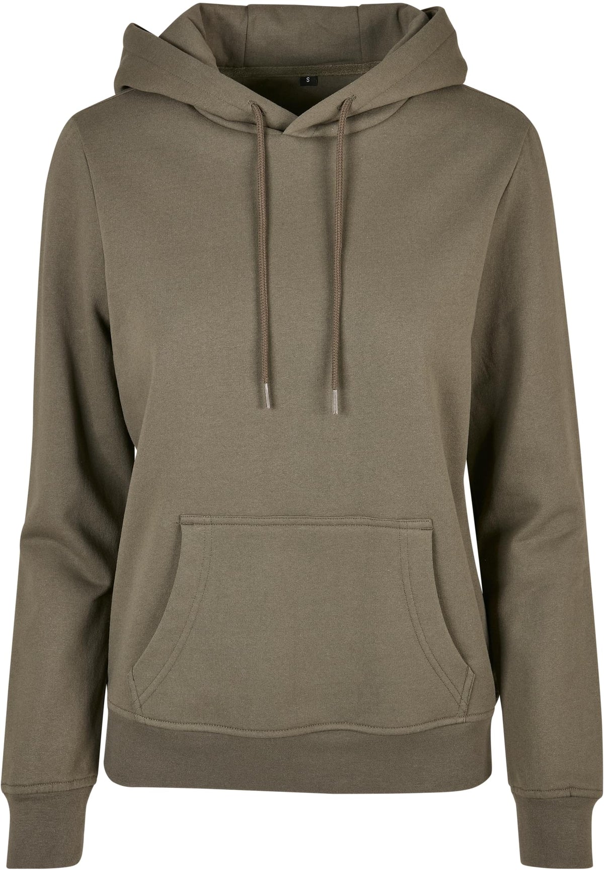 Sweat à capuche femme MF007 olive - vue de face