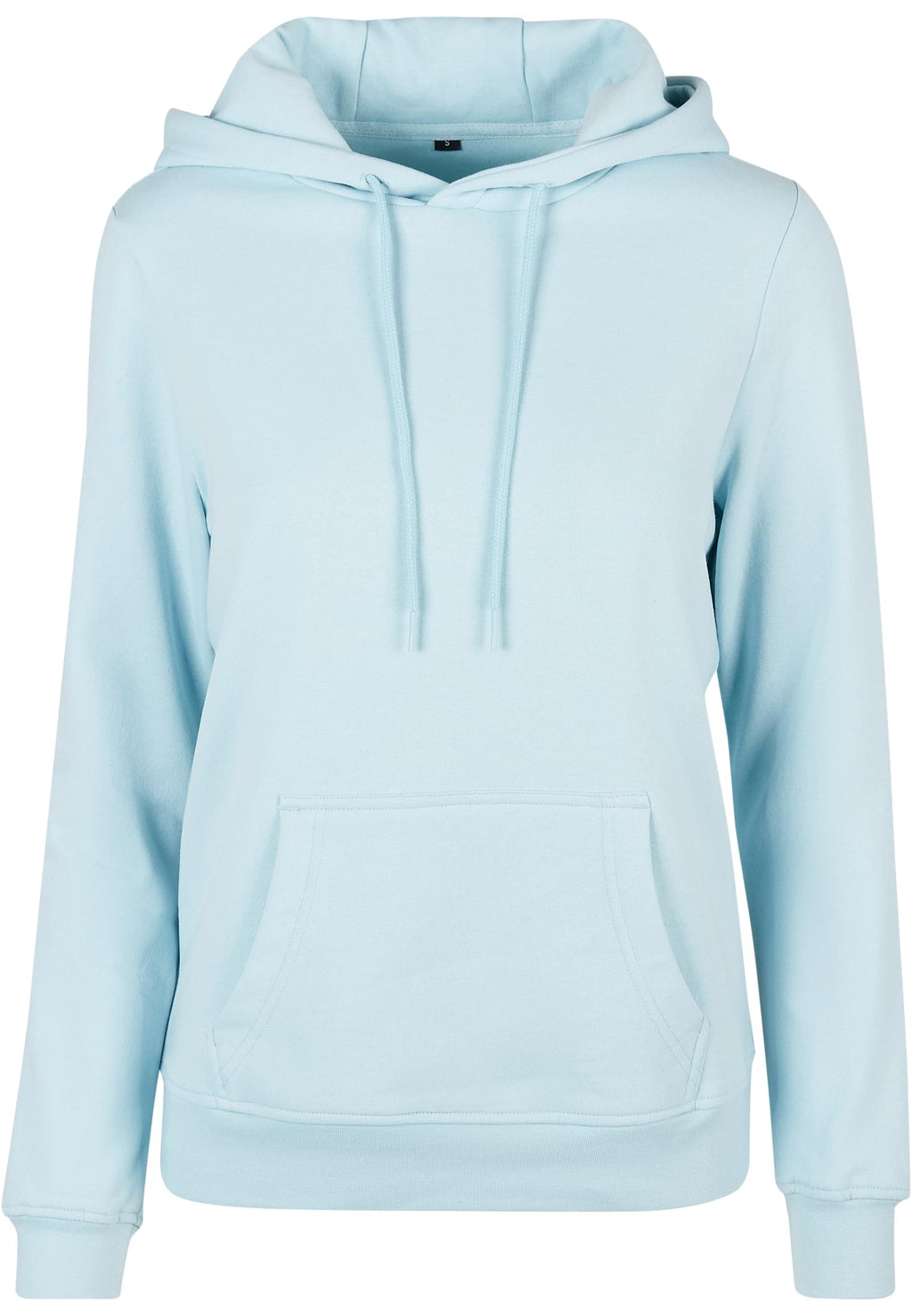 Sweat à capuche femme MF007 bleu ciel poudré - vue de face