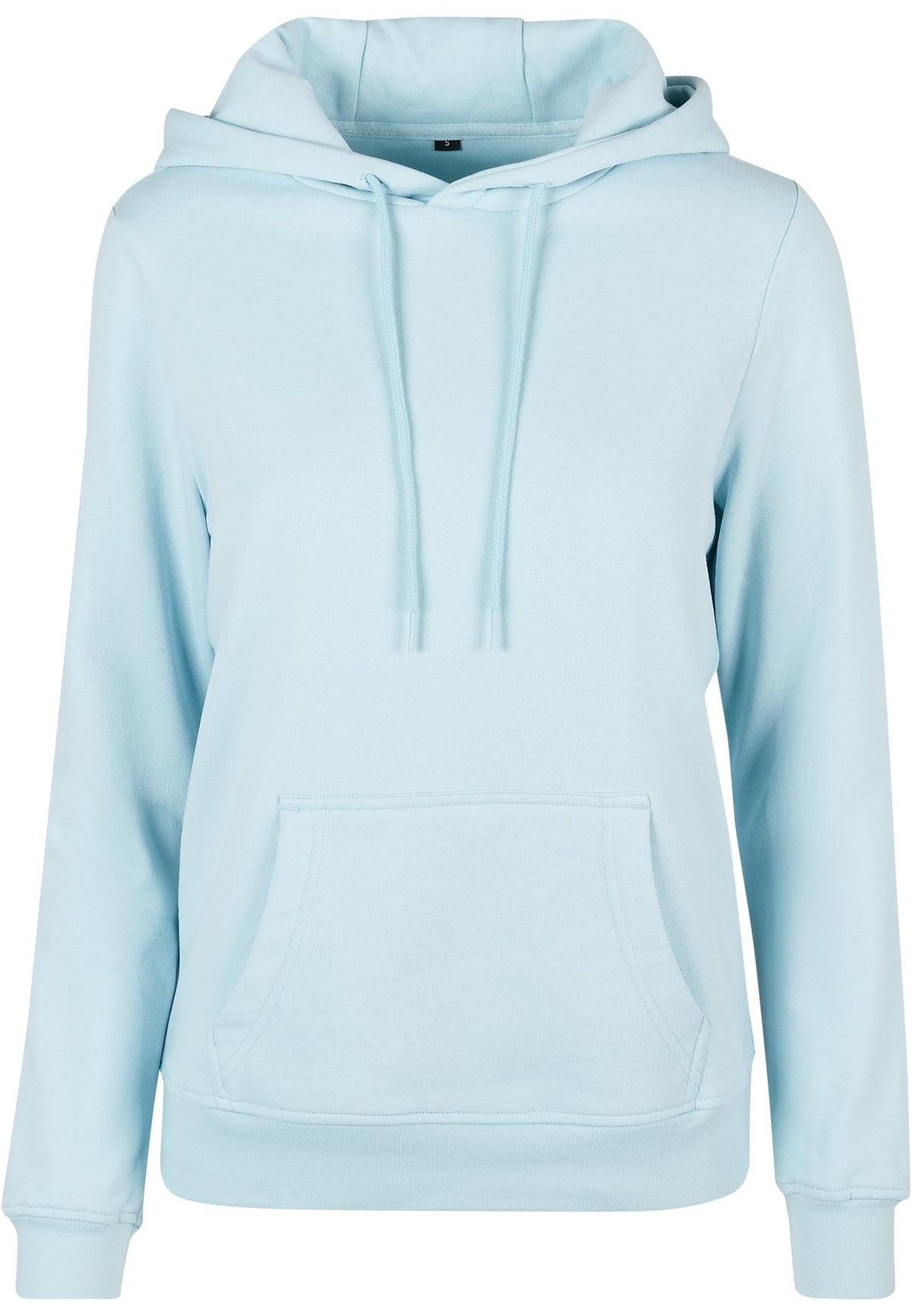 Sweat à capuche femme MF007 bleu ciel poudré - vue de face