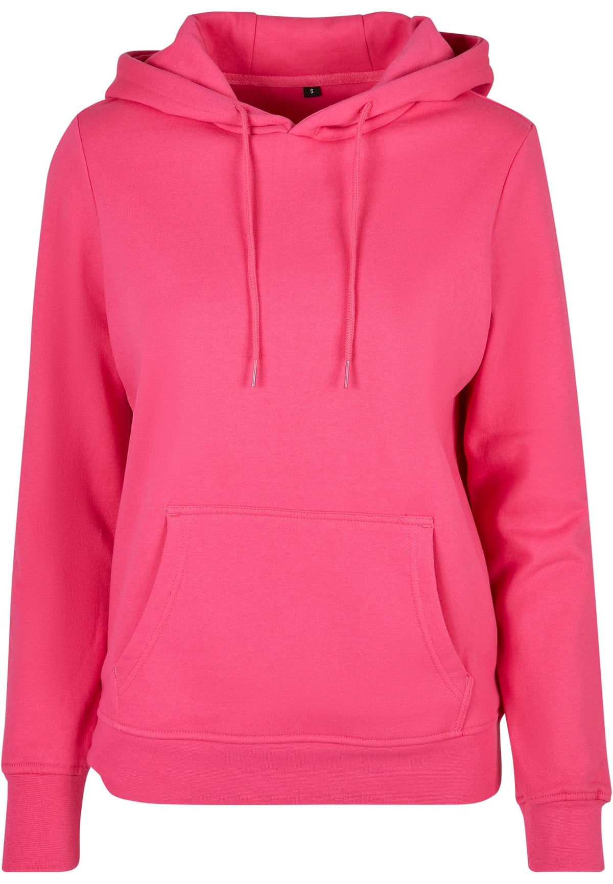 Sweat à capuche femme MF007 rose vif - vue de face