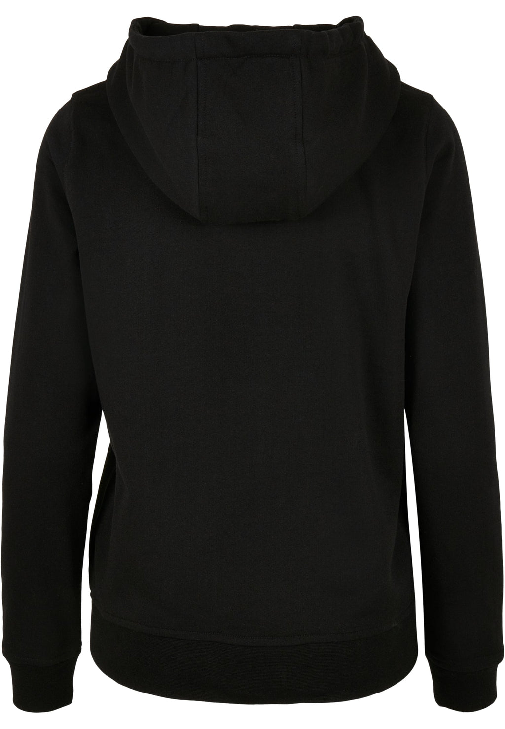 Sweat à capuche femme MF007 noir - vue de dos