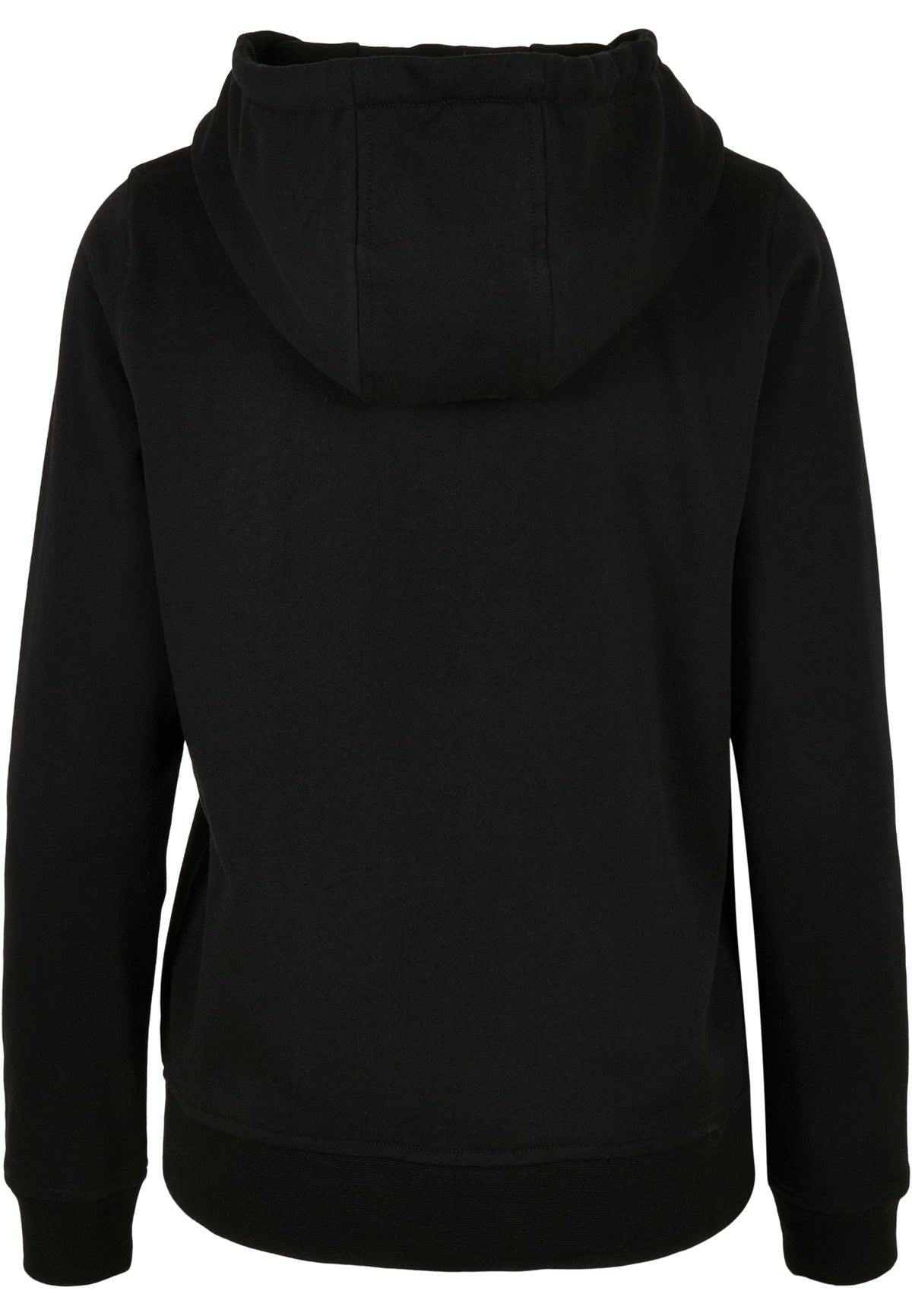 Sweat à capuche femme MF007 noir - vue de dos
