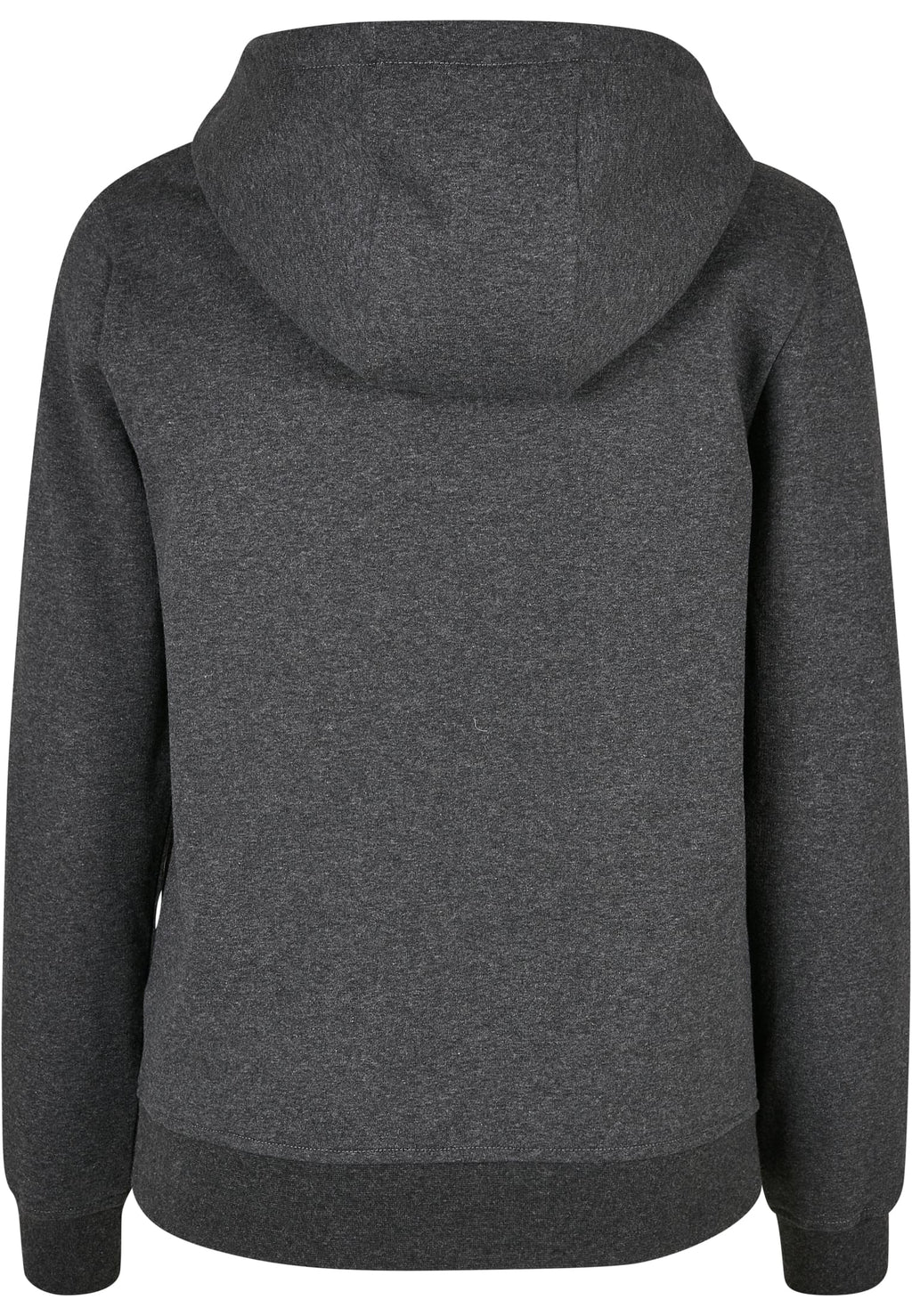 Sweat à capuche femme MF007 anthracite - vue de dos