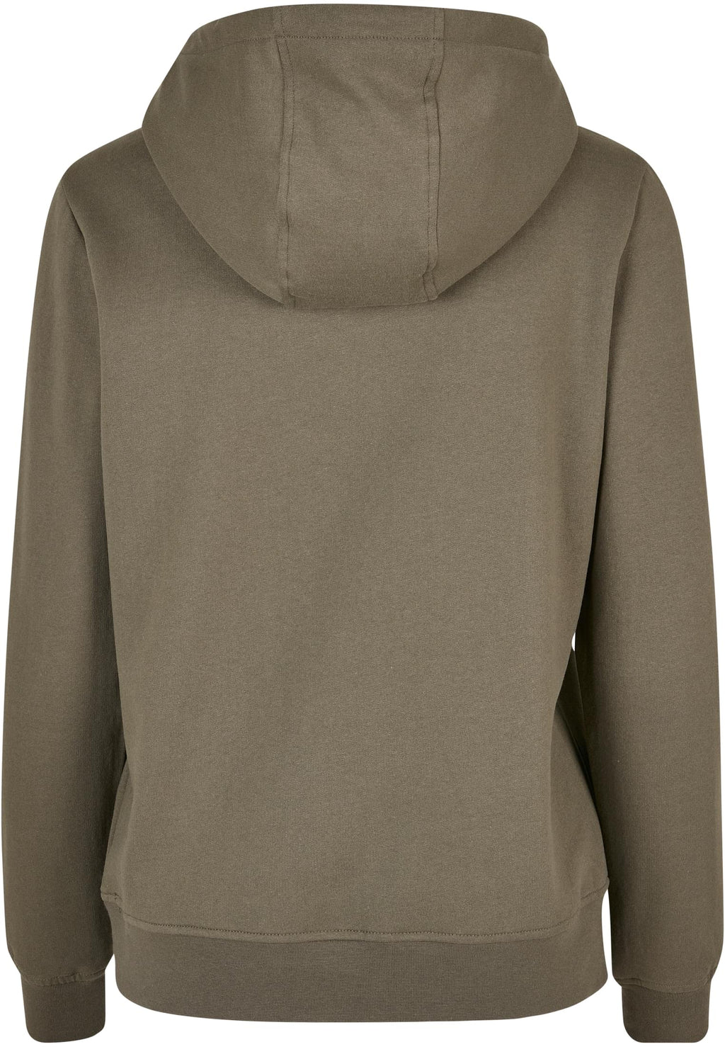Sweat à capuche femme MF007 olive - vue de dos