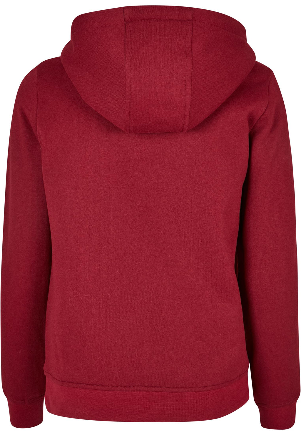 Sweat à capuche femme MF007 bordeaux - vue de dos