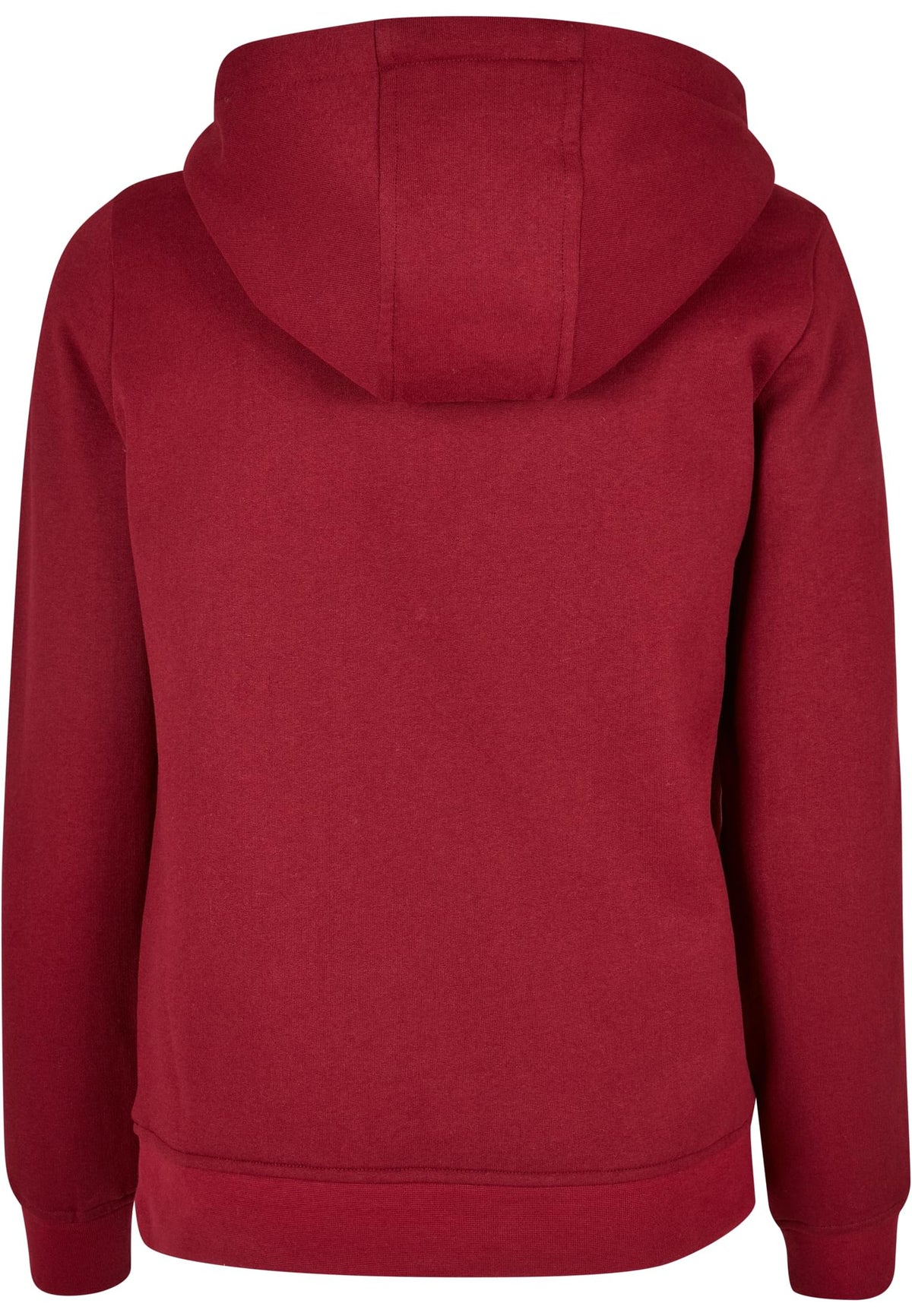 Sweat à capuche femme MF007 bordeaux - vue de dos