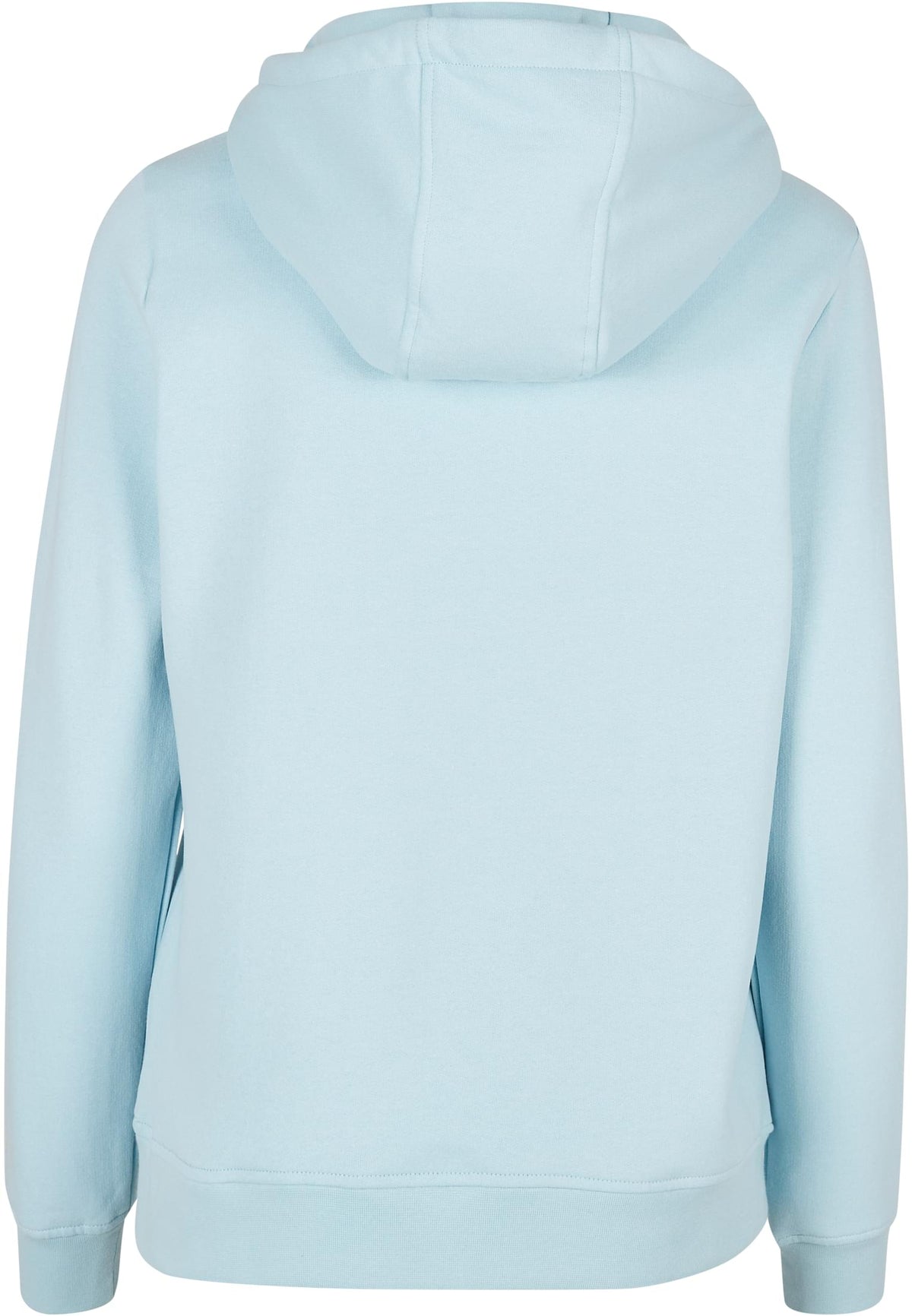 Sweat à capuche femme MF007 bleu ciel poudré - vue de dos