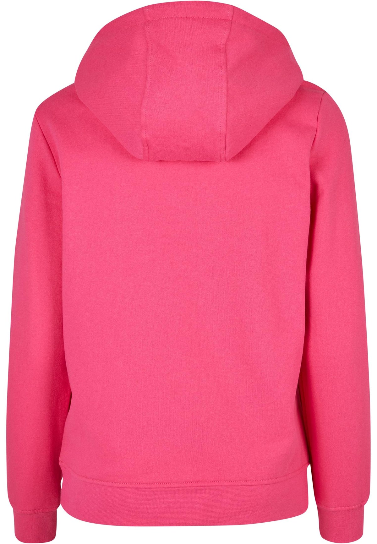 Sweat à capuche femme MF007 rose vif - vue de dos