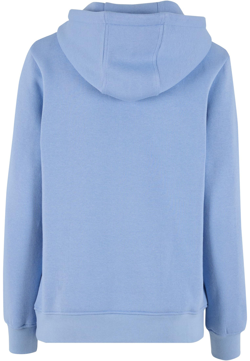 Sweat à capuche femme MF007 bleu poudré - vue de dos