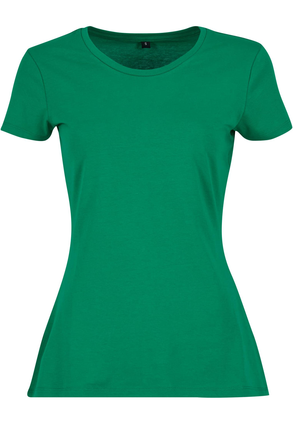 T-shirt femme basique MF012 vert - vue de face