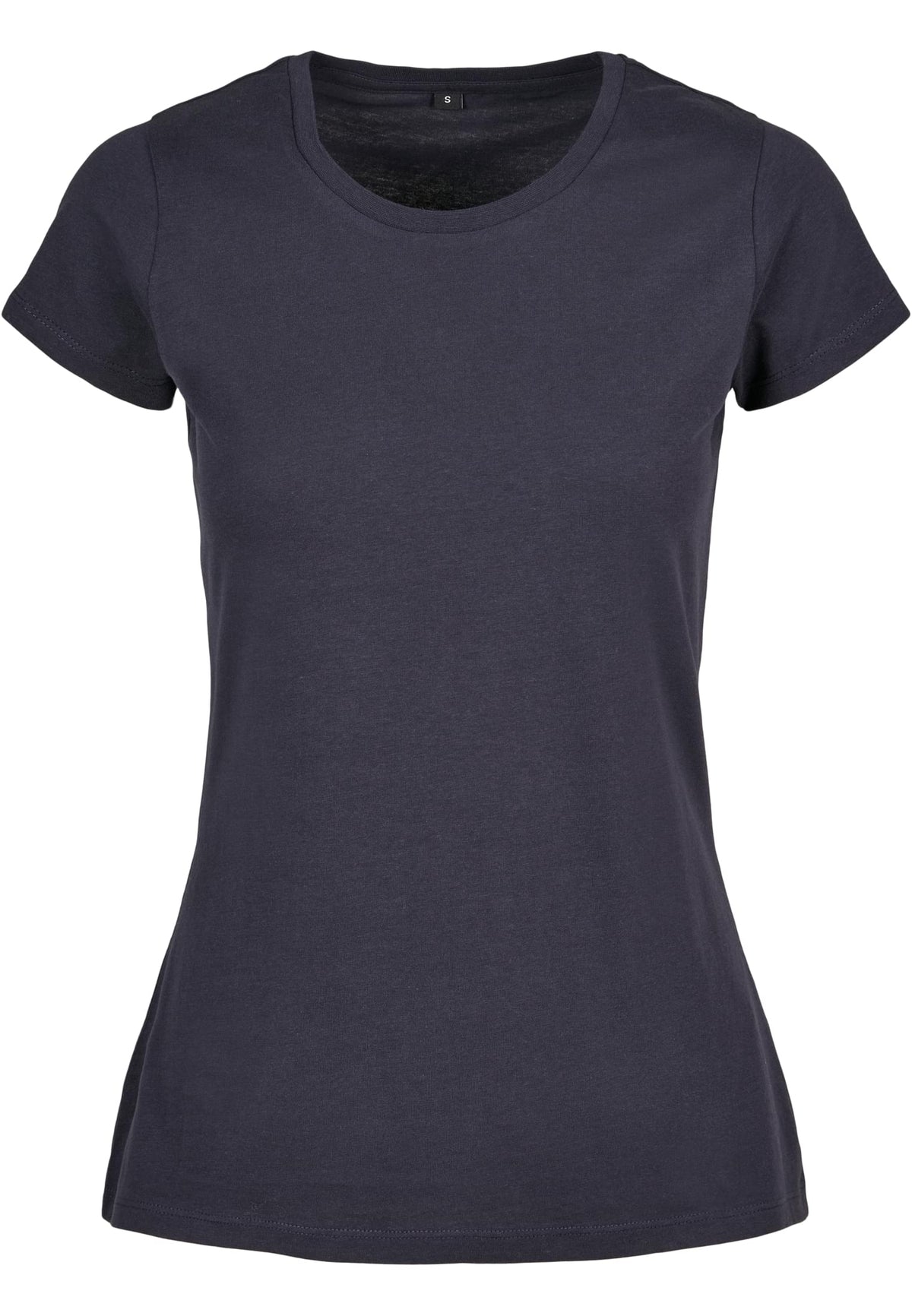 T-shirt femme basique MF012 marine - vue de face