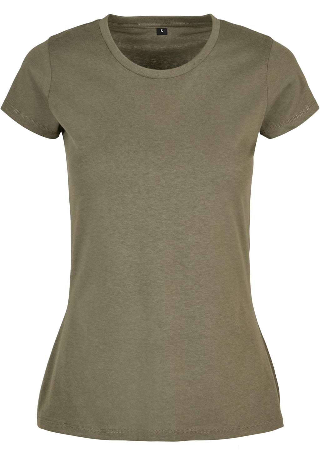 T-shirt femme basique MF012 olive - vue de face