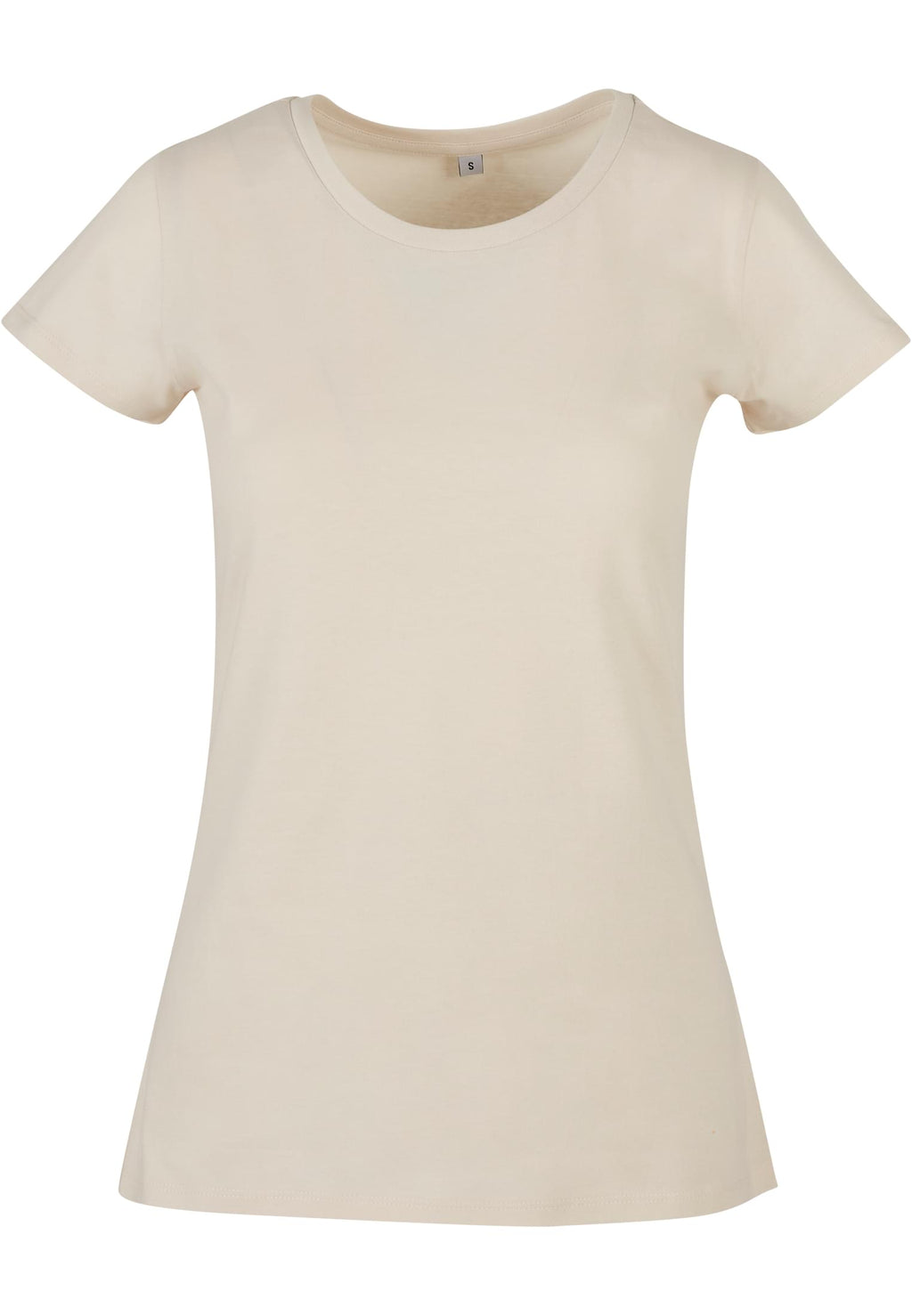 T-shirt femme basique MF012 crème - vue de face