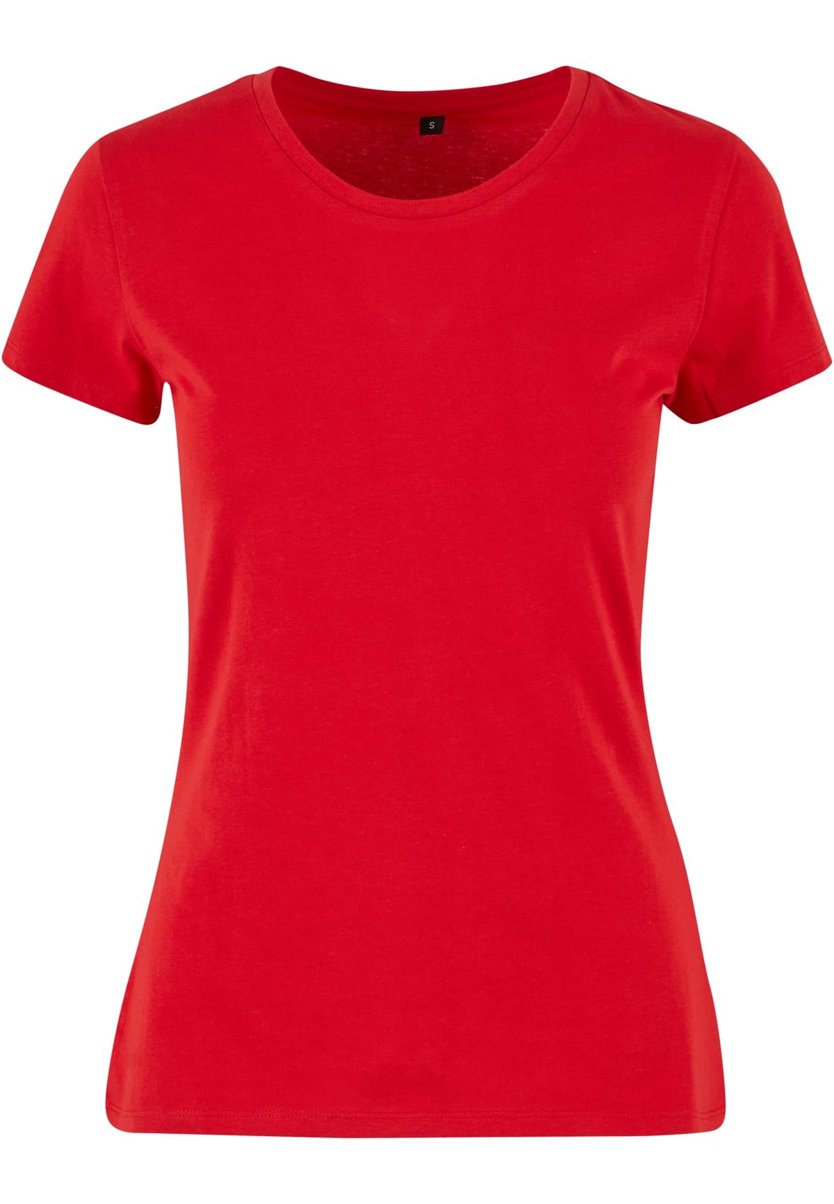 T-shirt femme basique MF012 rouge - vue de face