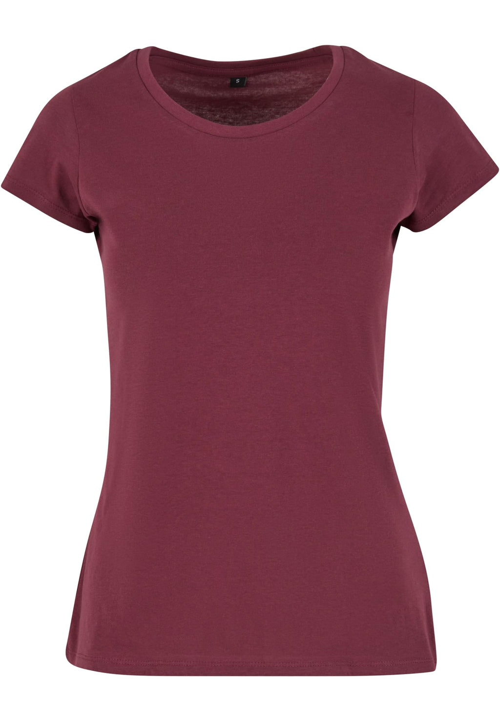 T-shirt femme basique MF012 bordeaux - vue de face
