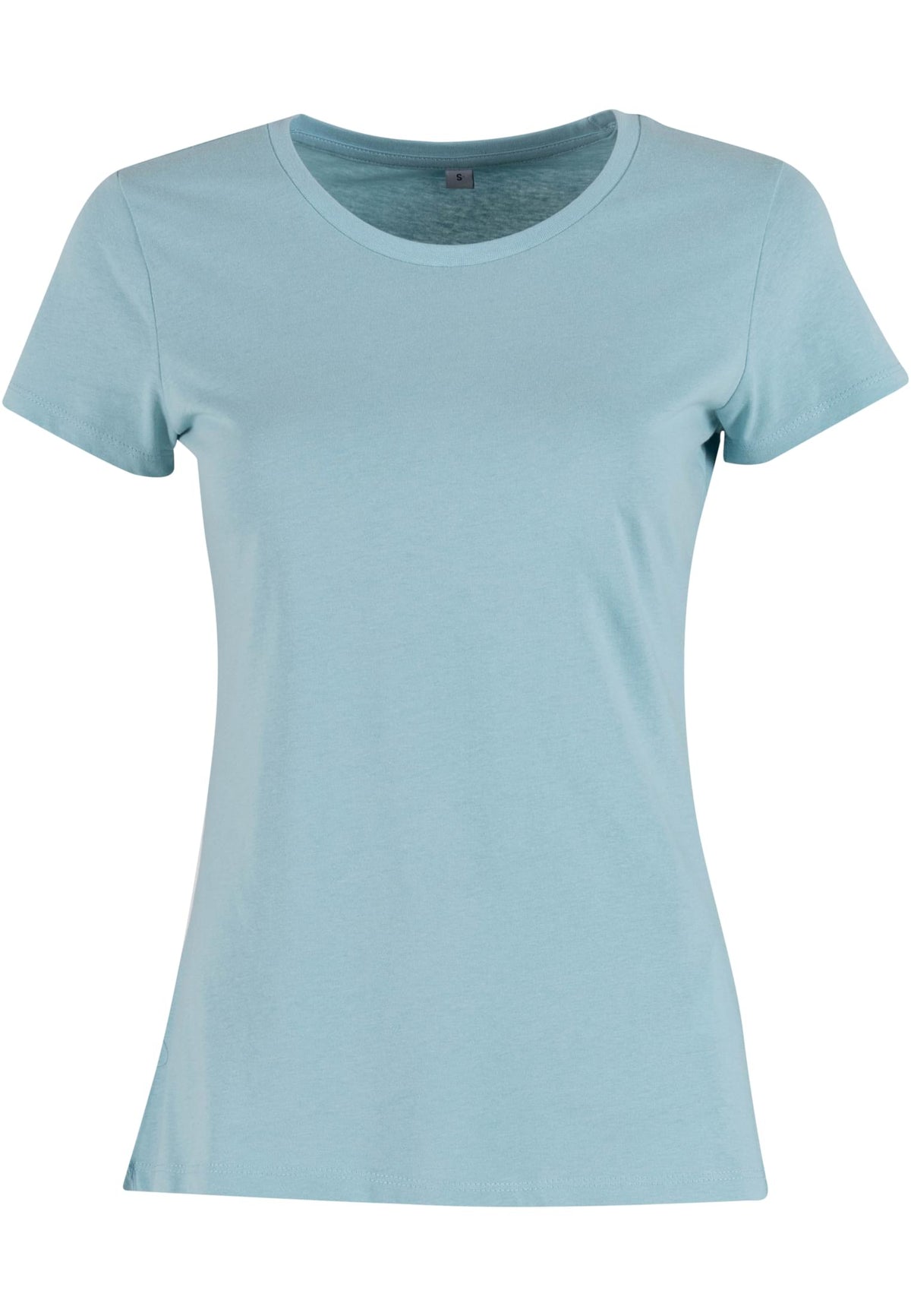 T-shirt femme basique MF012 bleu ciel - vue de face