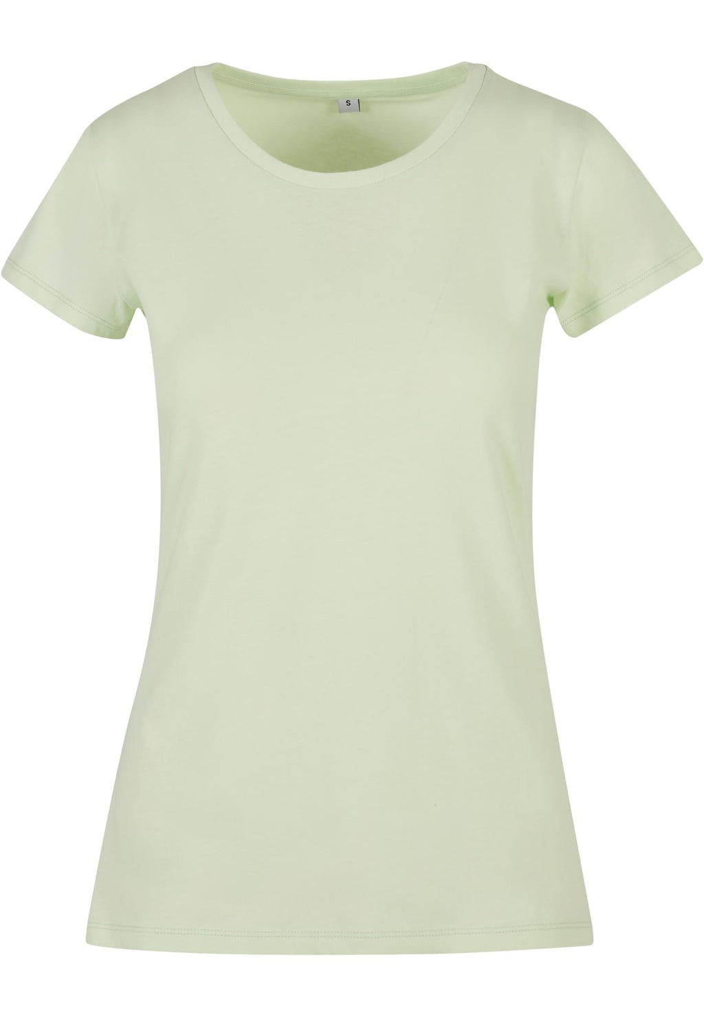 T-shirt femme basique MF012 vert menthe - vue de face