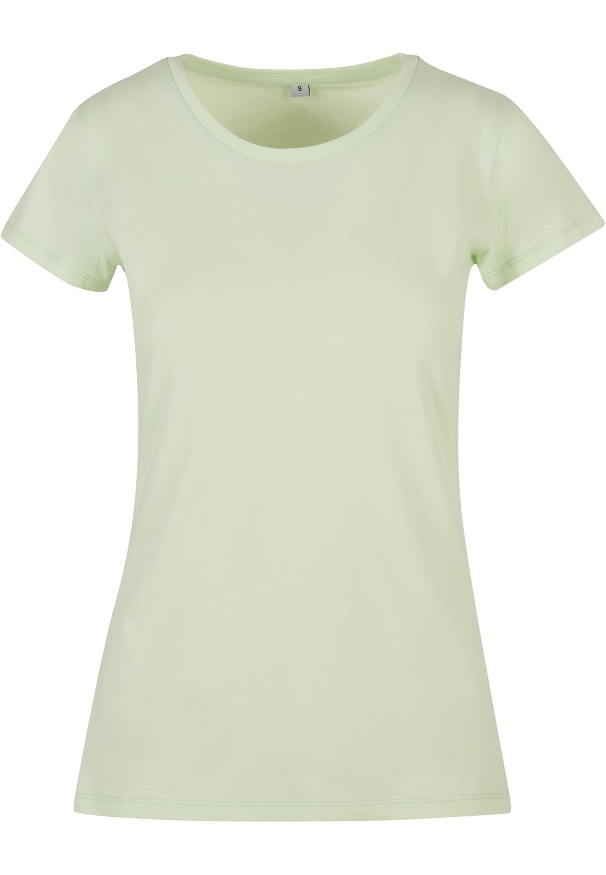 T-shirt femme basique MF012 vert menthe - vue de face