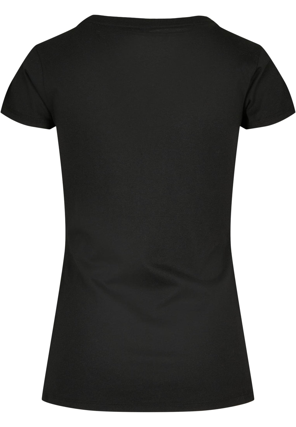 T-shirt femme basique MF012 noir - vue de dos