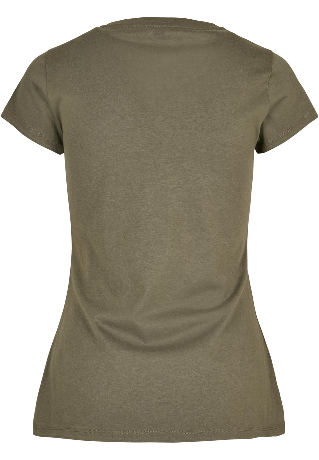 T-shirt femme basique MF012 olive - vue de dos