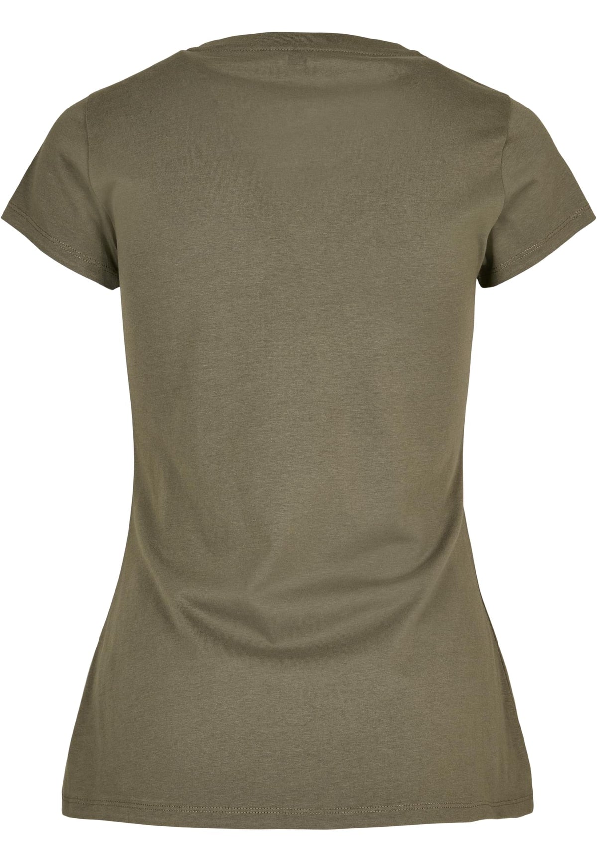 T-shirt femme basique MF012 olive - vue de dos