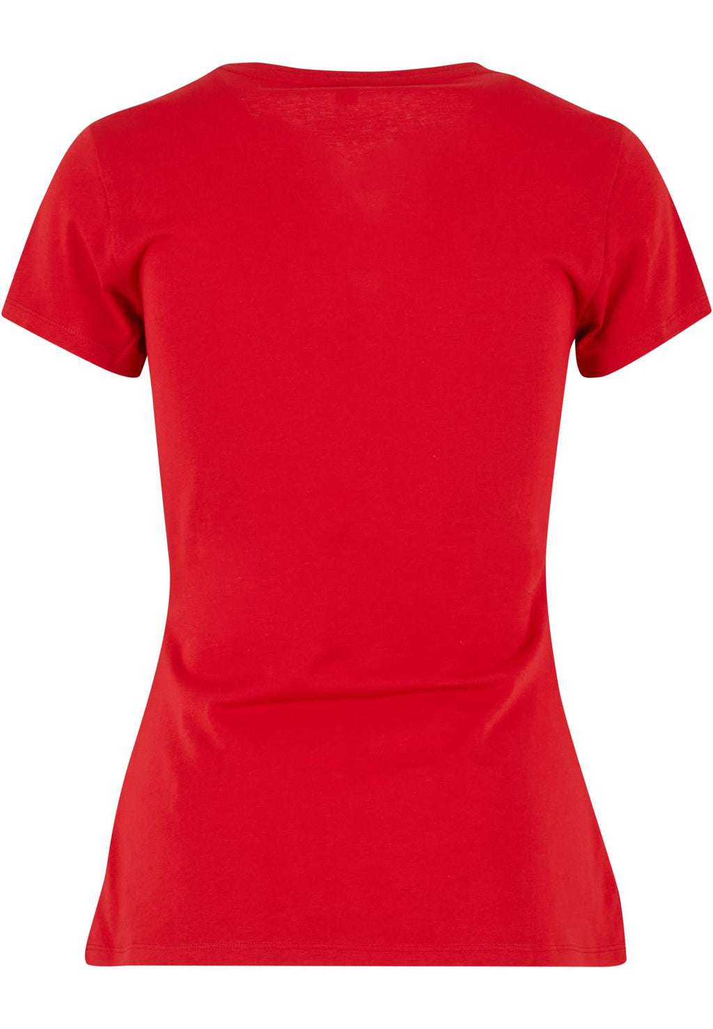 T-shirt femme basique MF012 rouge - vue de dos