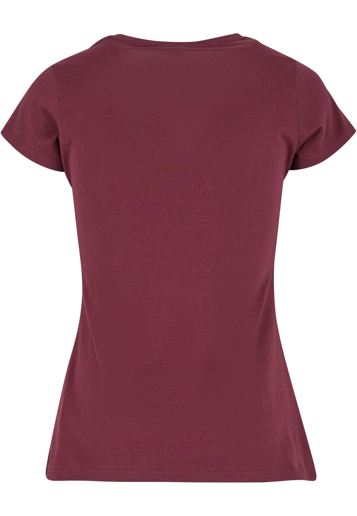 T-shirt femme basique MF012 bordeaux - vue de dos