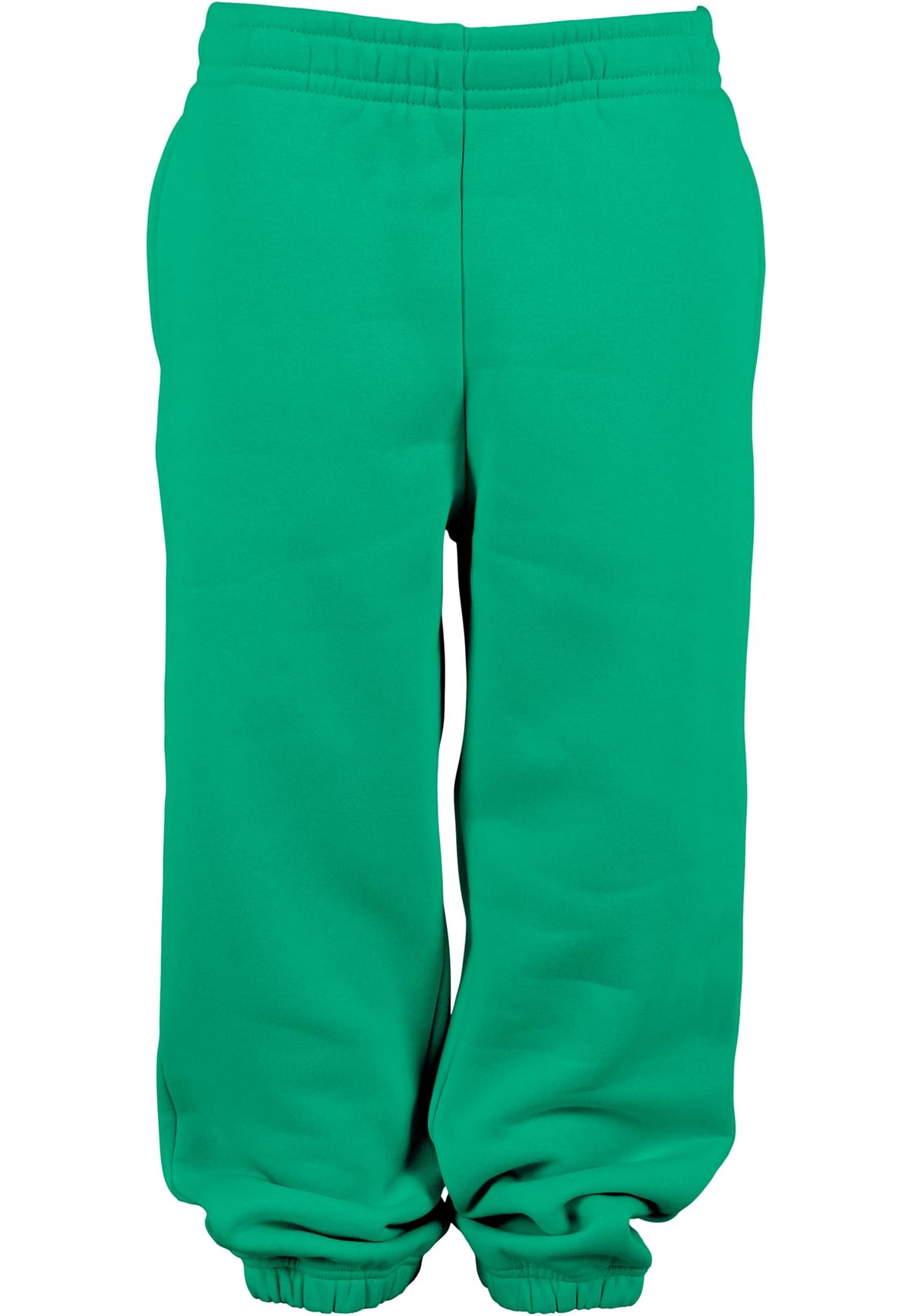 Bas de jogging enfant BB033 vert prairie - vue de face