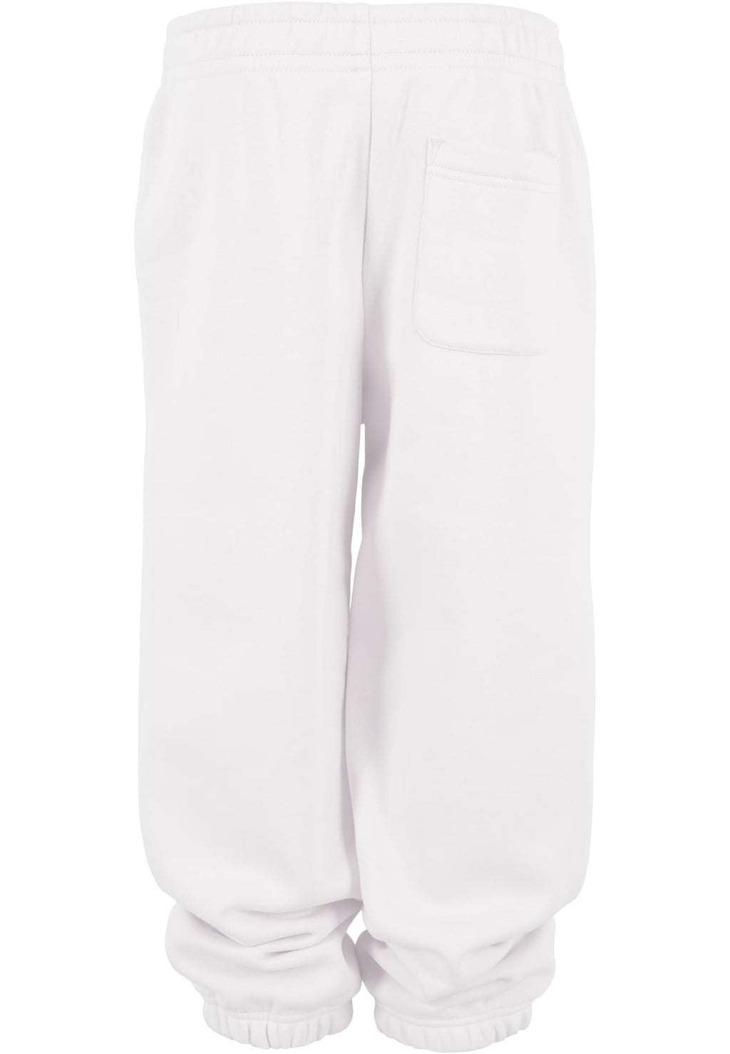 Bas de jogging enfant BB033 blanc - vue de dos