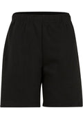 Short molleton enfant BB034 noir - vue de face