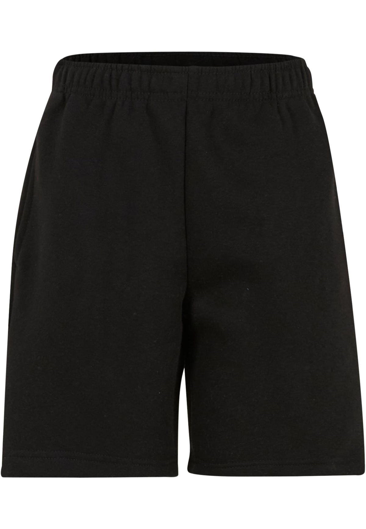 Short molleton enfant BB034 noir - vue de face
