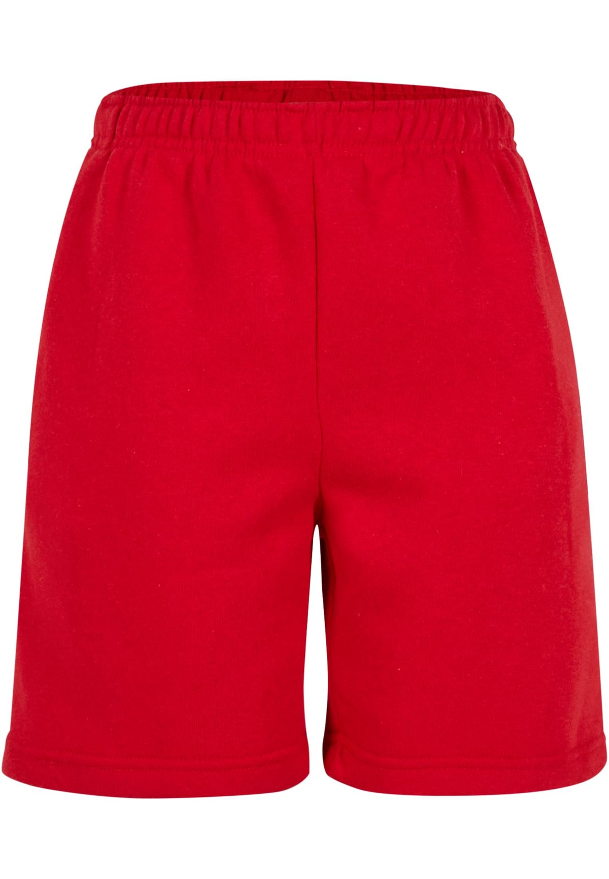 Short molleton enfant BB034 rouge - vue de face