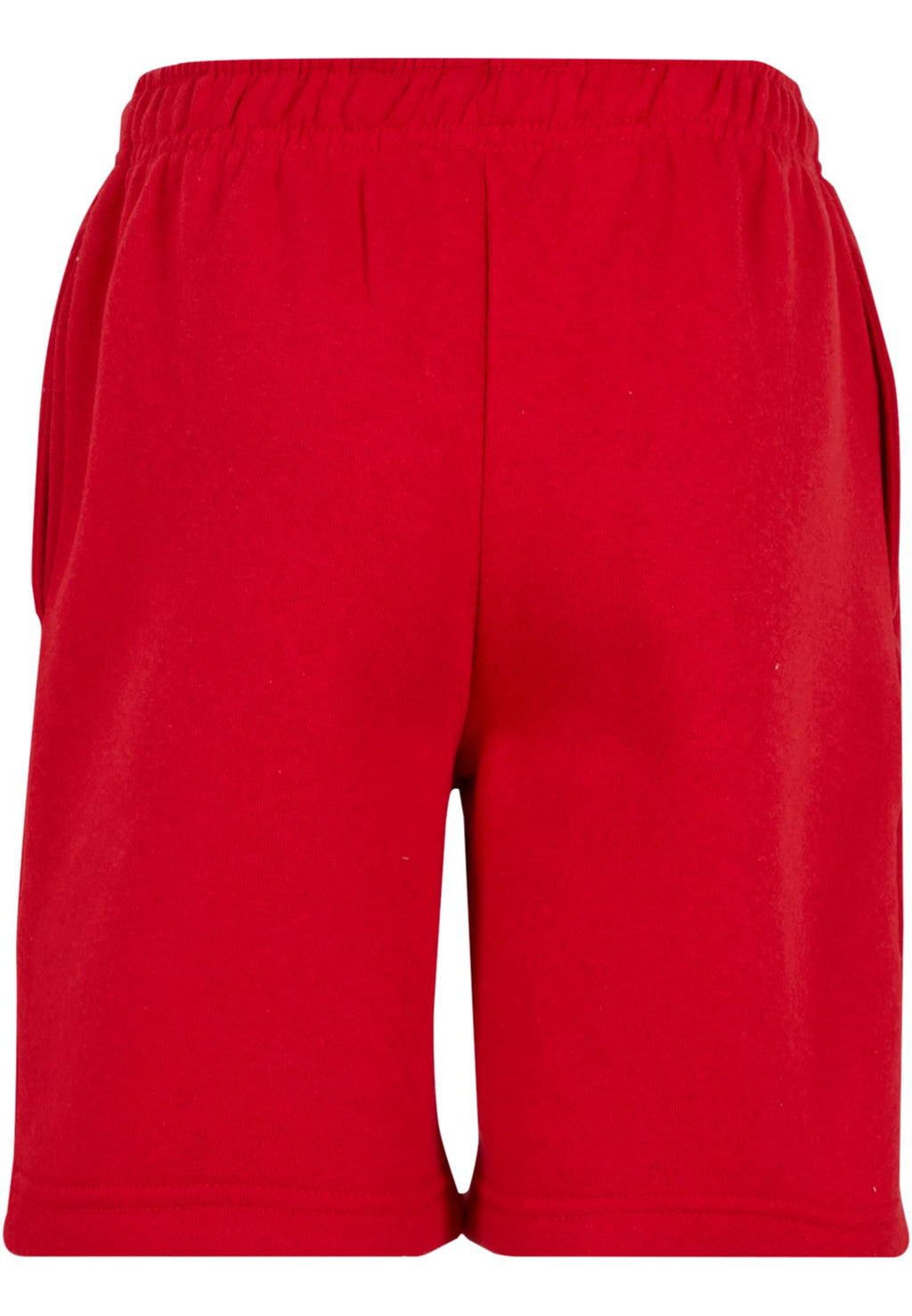 Short molleton enfant BB034 rouge - vue de dos