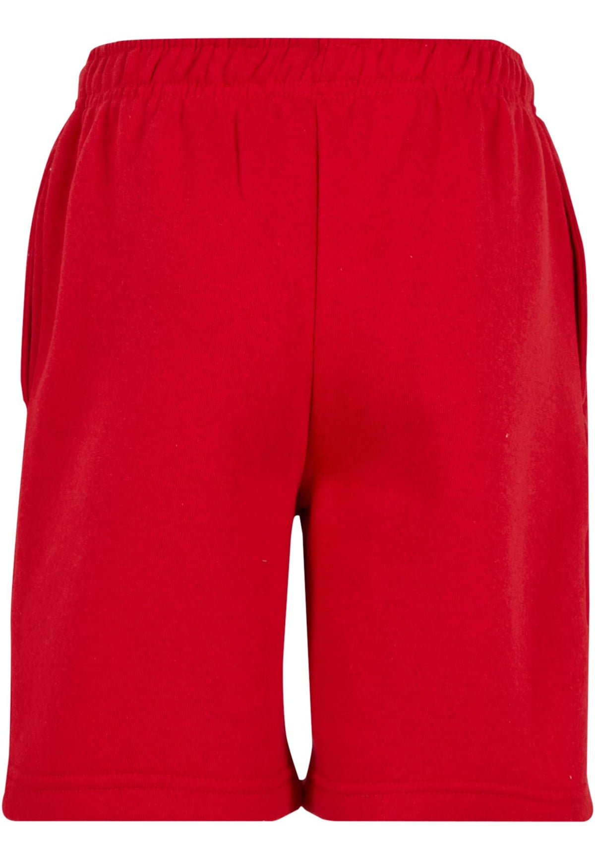 Short molleton enfant BB034 rouge - vue de dos