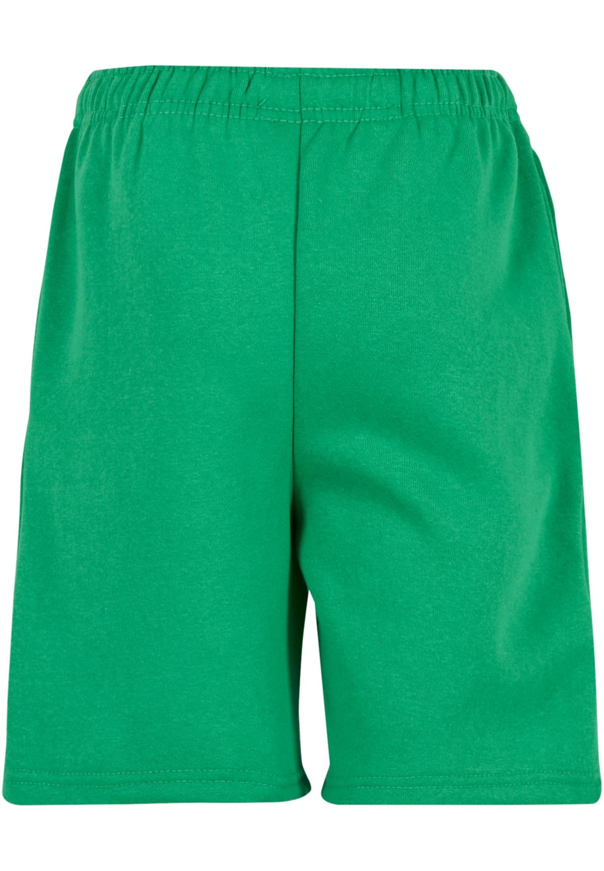 Short molleton enfant BB034 vert prairie - vue de dos