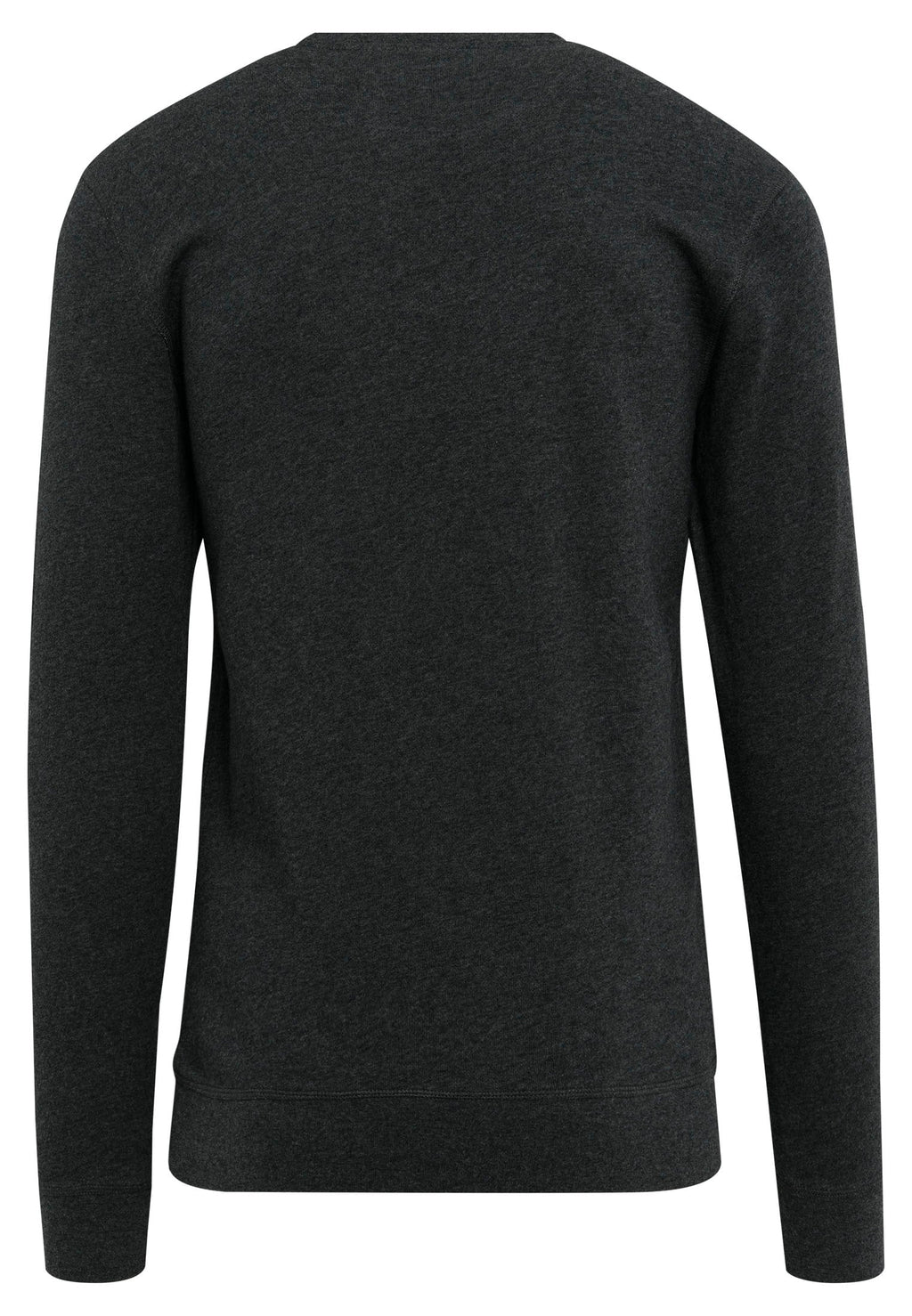 Sweat col rond leger BY010 anthracite - vue de dos