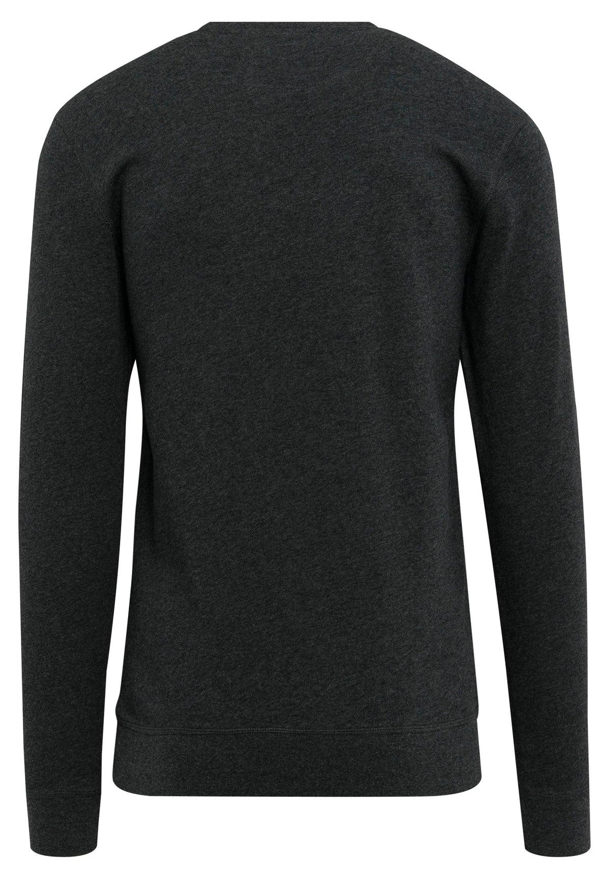 Sweat col rond leger BY010 anthracite - vue de dos
