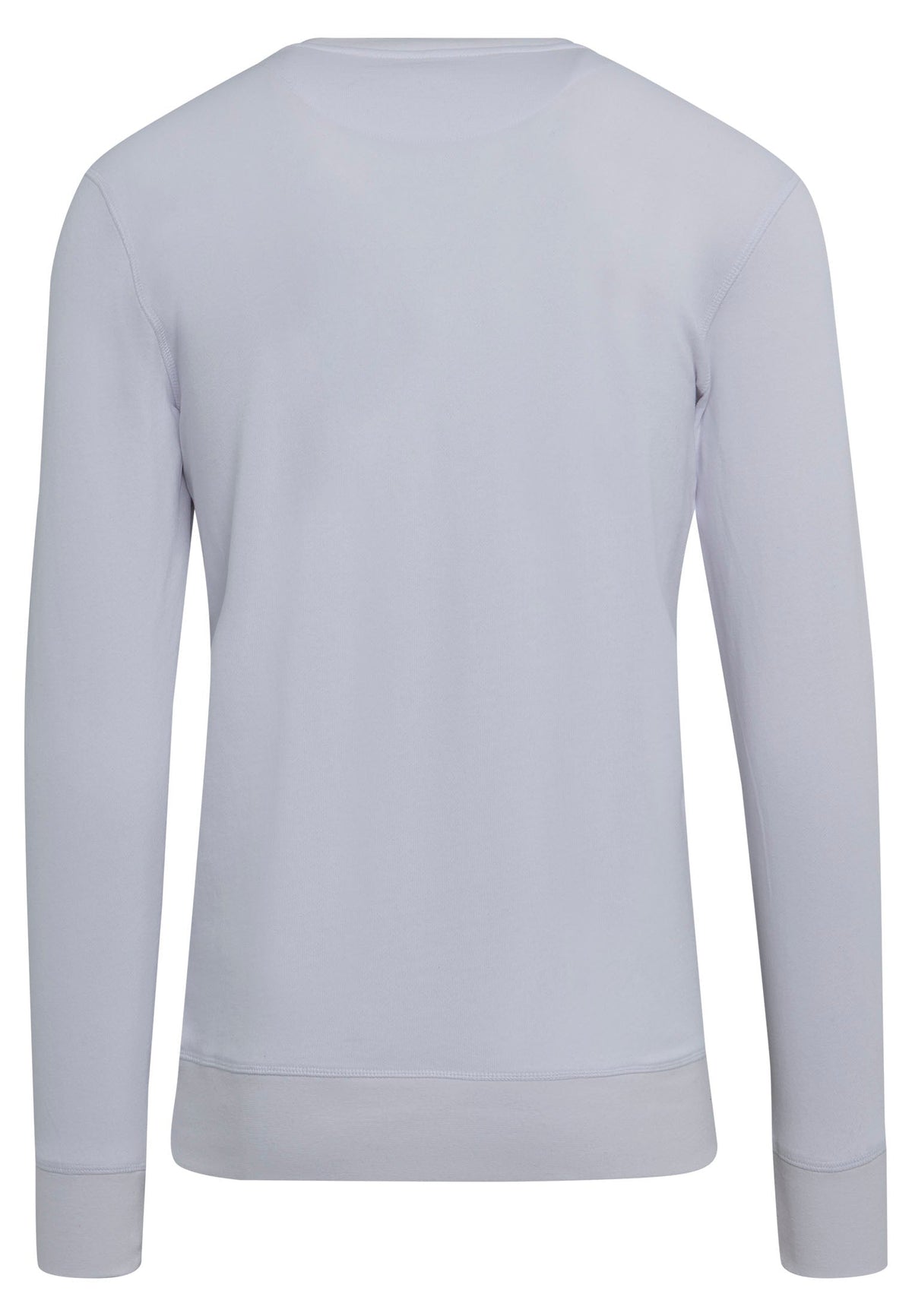 Sweat col rond leger BY010 blanc - vue de dos
