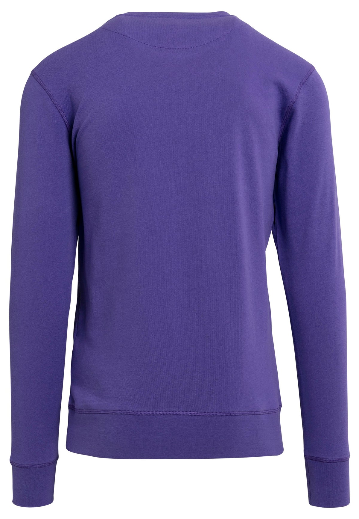 Sweat col rond leger BY010 violet - vue de dos