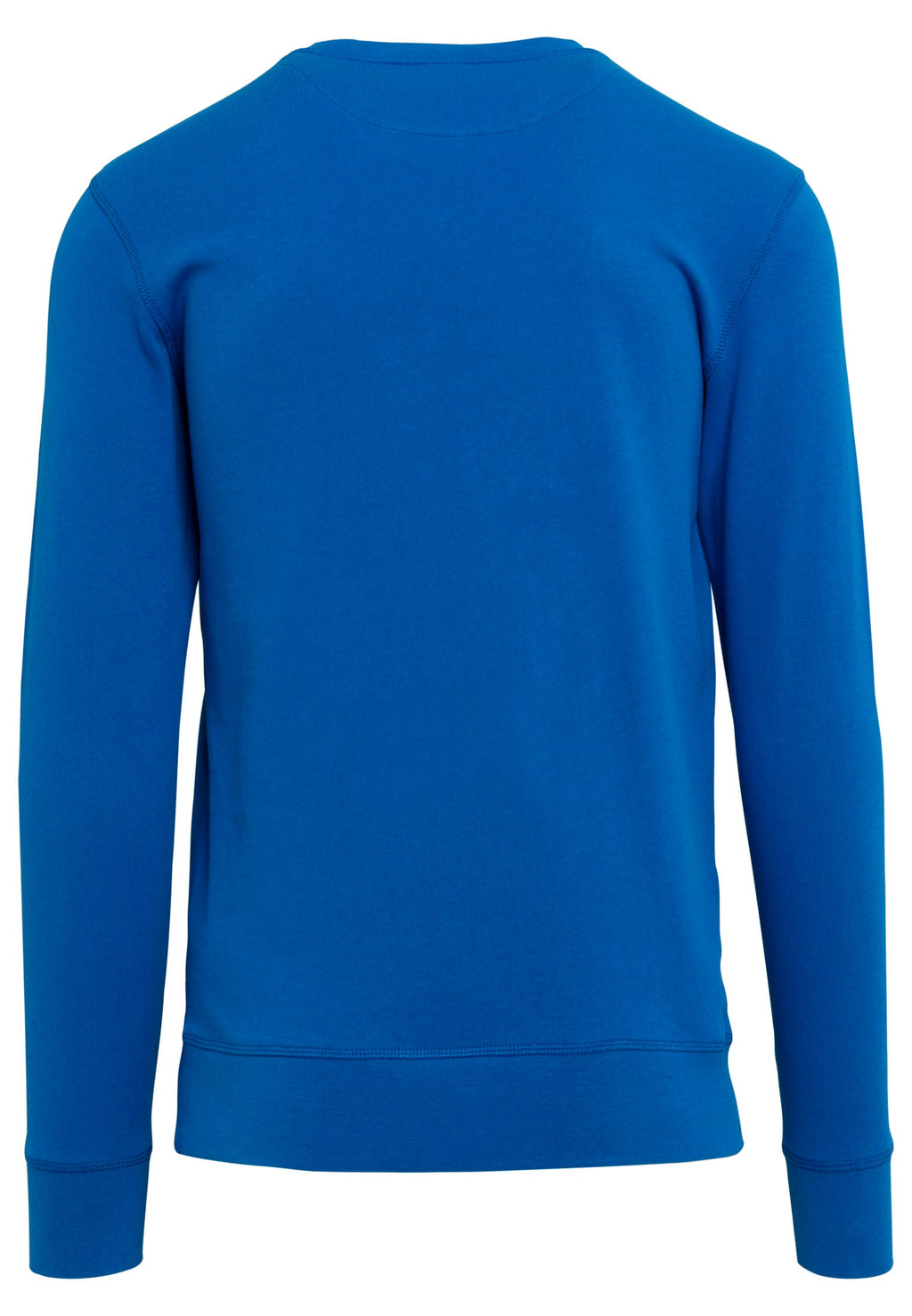 Sweat col rond leger BY010 bleu cobalt - vue de dos