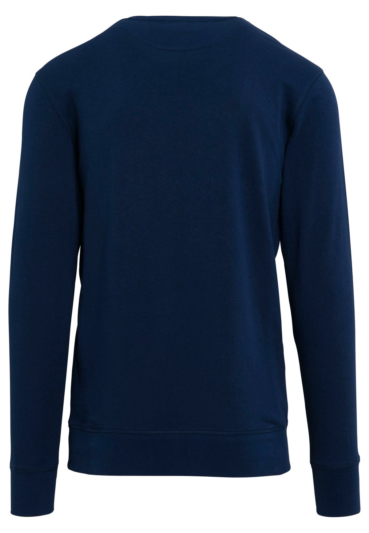 Sweat col rond leger BY010 marine clair - vue de dos