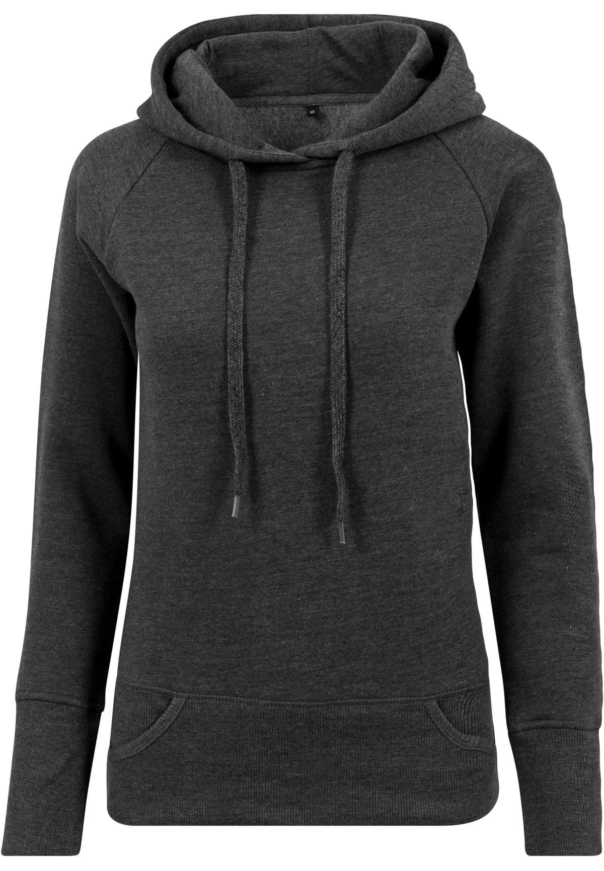Sweat à capuche femme MF043 anthracite - vue de face