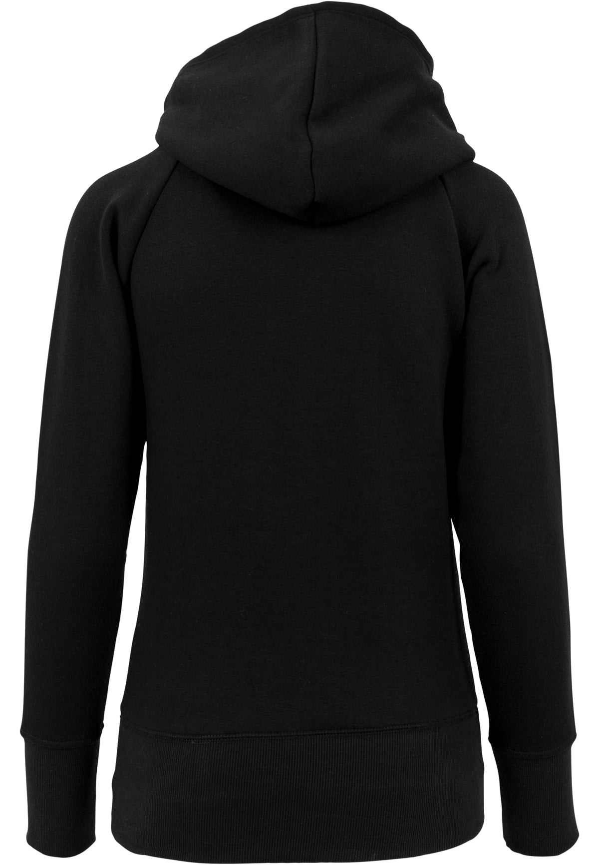 Sweat à capuche femme MF043 noir - vue de dos
