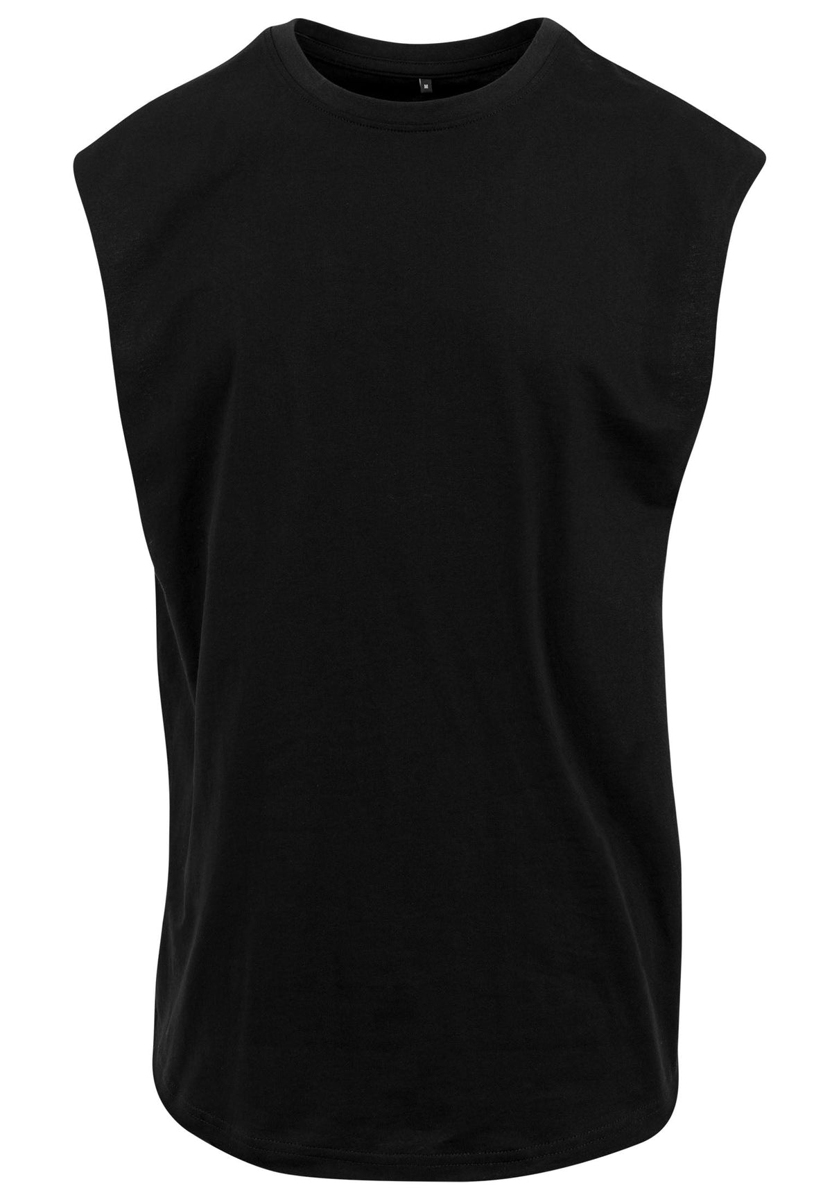 T-shirt sans manches BY049 noir - vue de face